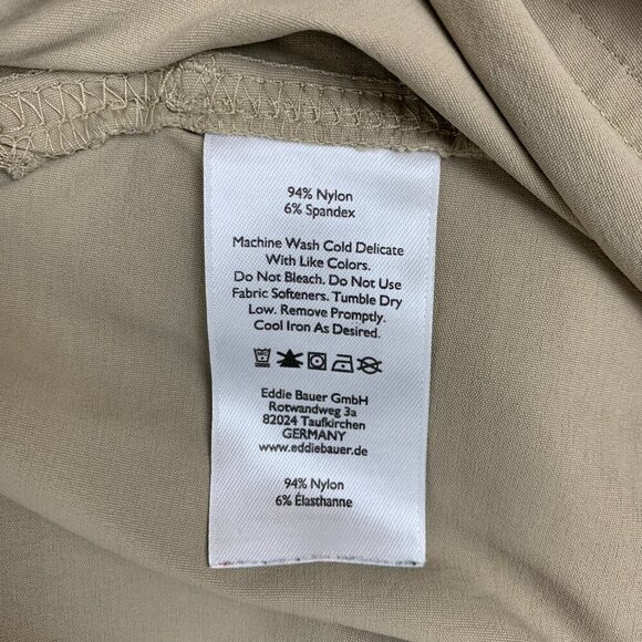 Eddie Bauer First Ascent Mens Shorts 38 Beige Cargo Guide Pro Nylon Spandex - Picture 10 of 12